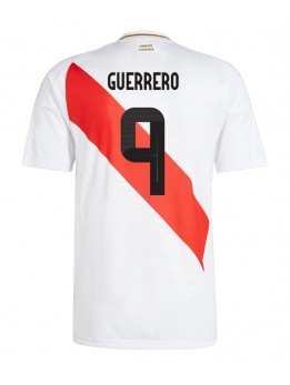 Peru Paolo Guerrero #9 Replika Hemmakläder Copa America 2024 Kortärmad